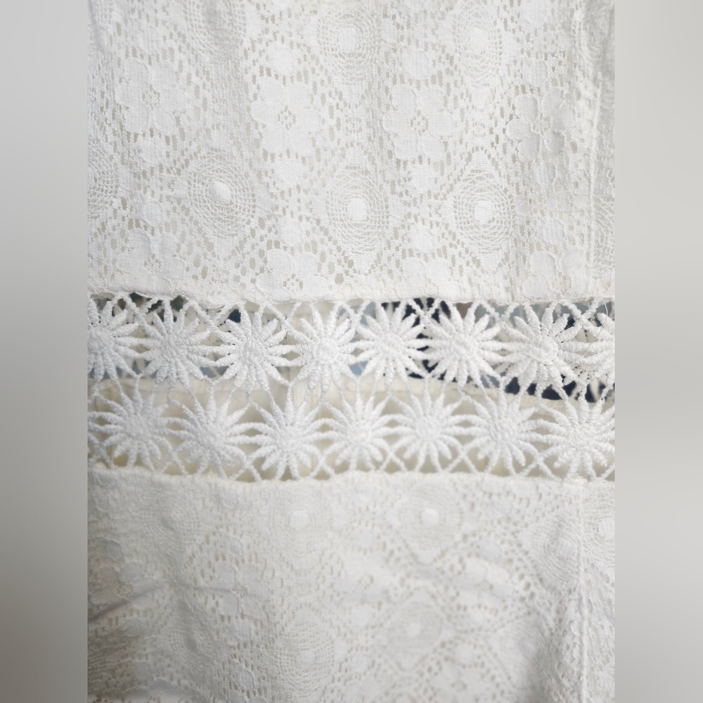 Adam Levine Collection Ivory Lace Dress - Picture 5 of 10